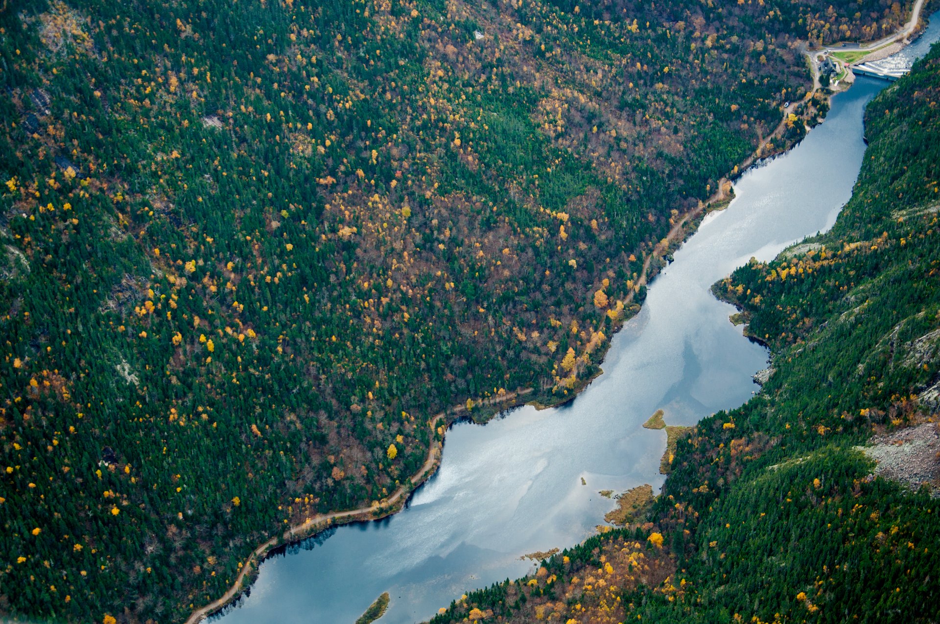 Paysage de Charlevoix en automne